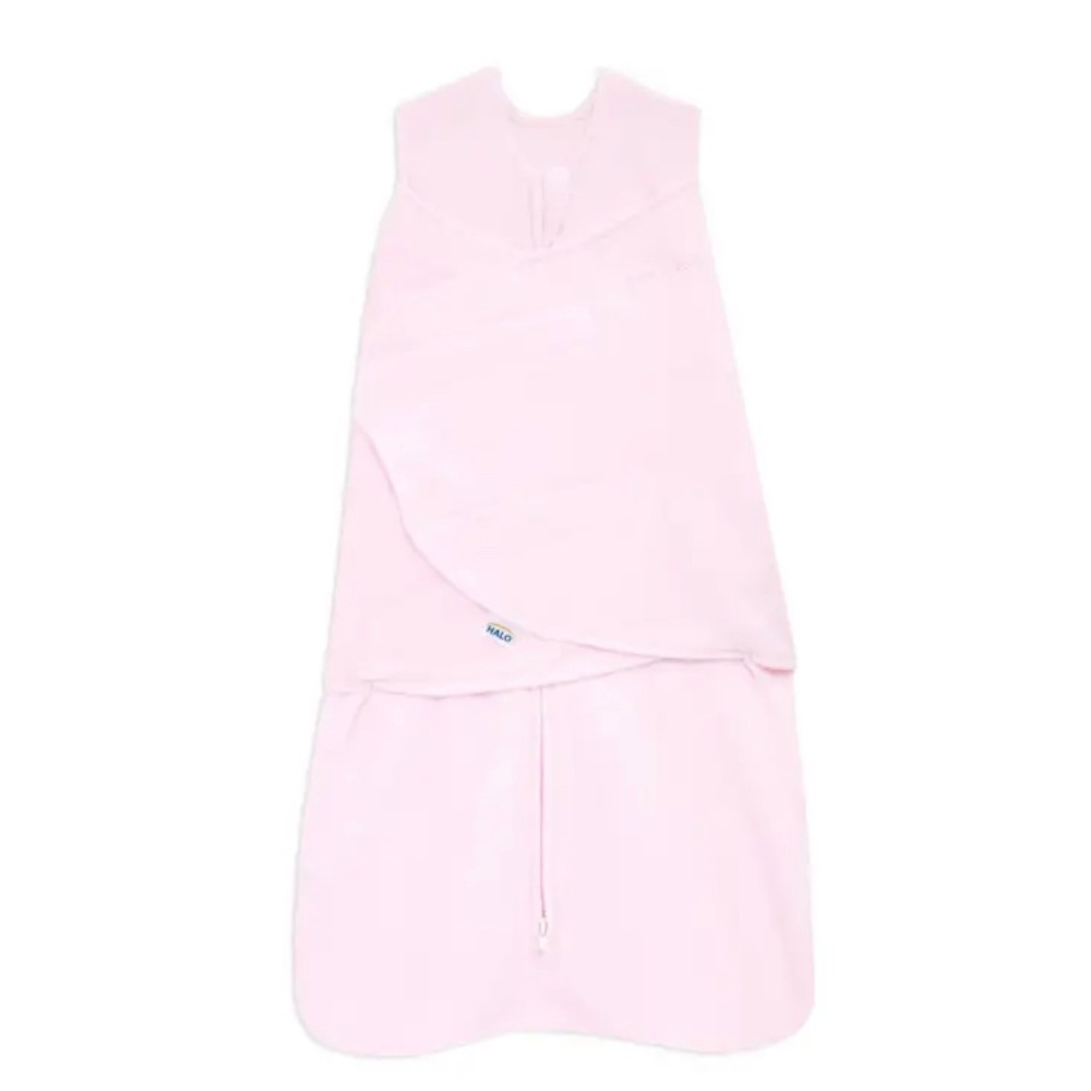 Halo Pink Micro Fleece Swaddle Sleep Sack Set of 2 Newborn 0-3 months